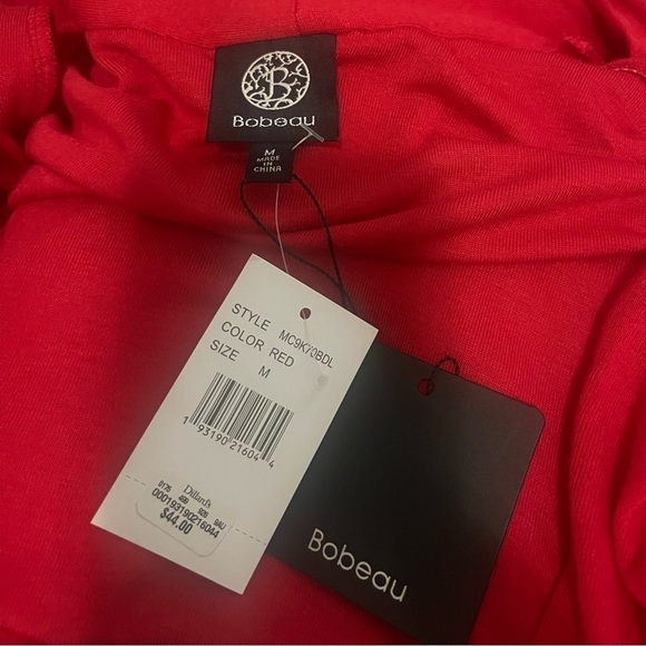 NWT Bobeau Ruched Sleeve Knit Cardigan Size Medium - Picture 5 of 7